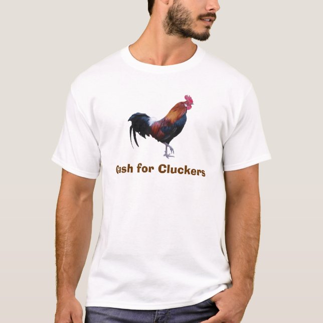 Pengarar för Cluckers T-shirt (Framsida)
