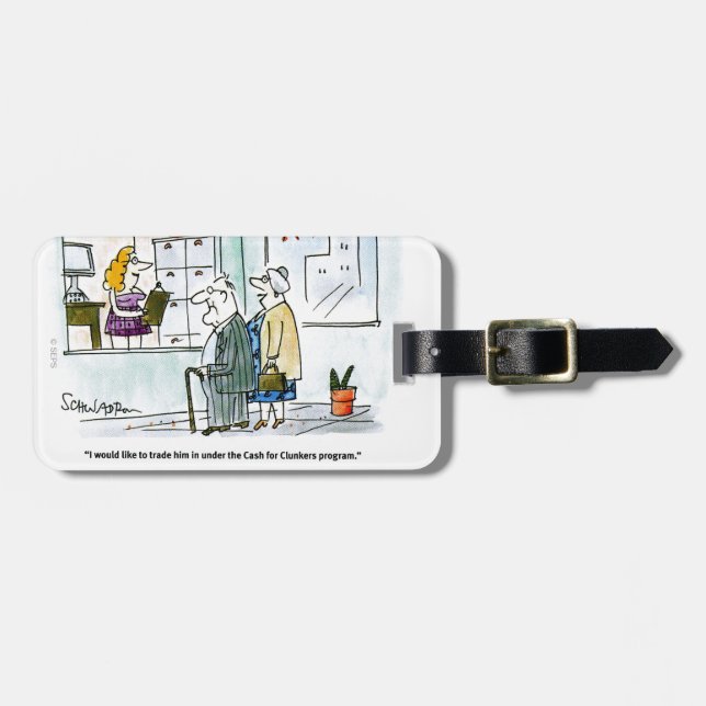 Pengarar för Clunkers Bagagebricka (Horisontell Framsida)