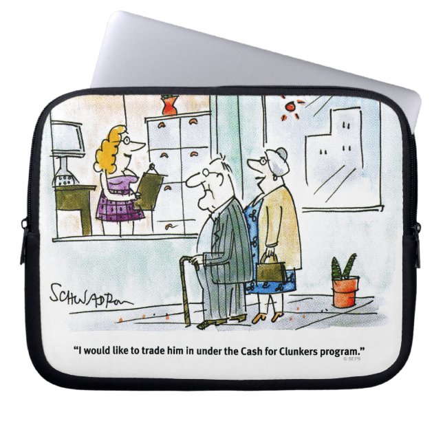 Pengarar för Clunkers Laptop Fodral (Framsidan)