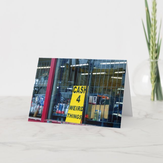 Pengarar för Konstig Sak-kort Kort (Framsida)