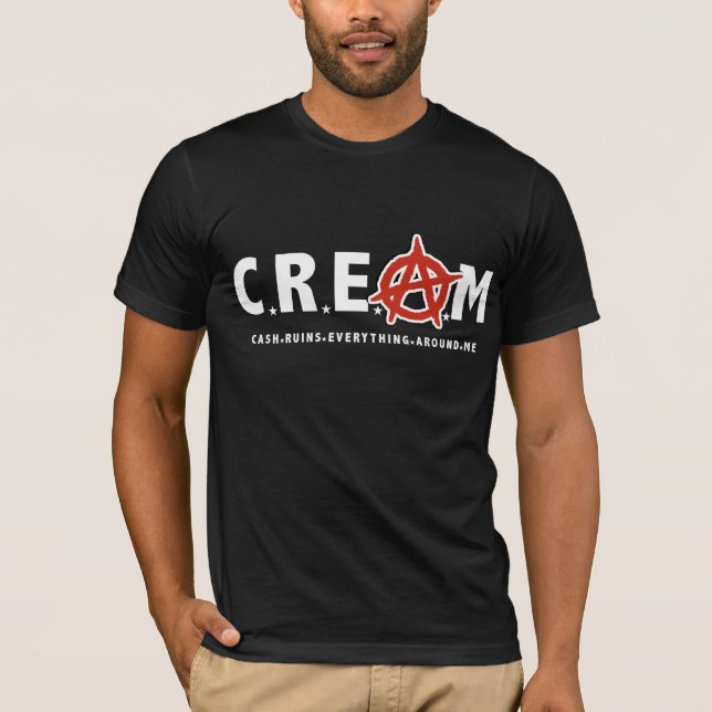 Pengarar fördärvar allt runt om mig t-shirt (Framsida)