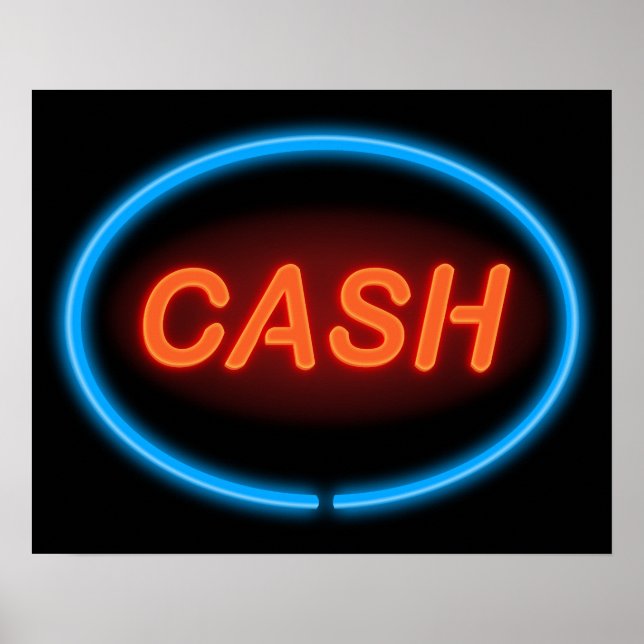 Pengarar neon. poster (Framsidan)