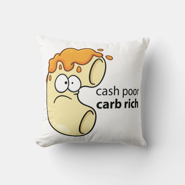 Pengarar Poor Carb Rik Pillow Kudde (Framsida)
