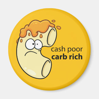 Pengarar Poor Carb Rik Round Magnet