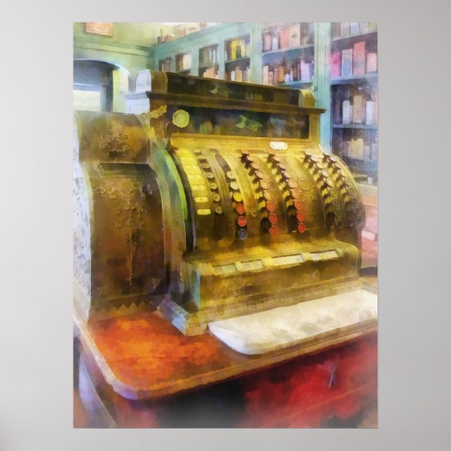 Pengarar-registrering på apotek poster (Framsidan)