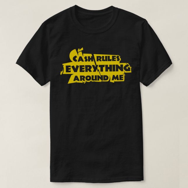Pengarar regler allt omkring mig t shirt (Design framsida)