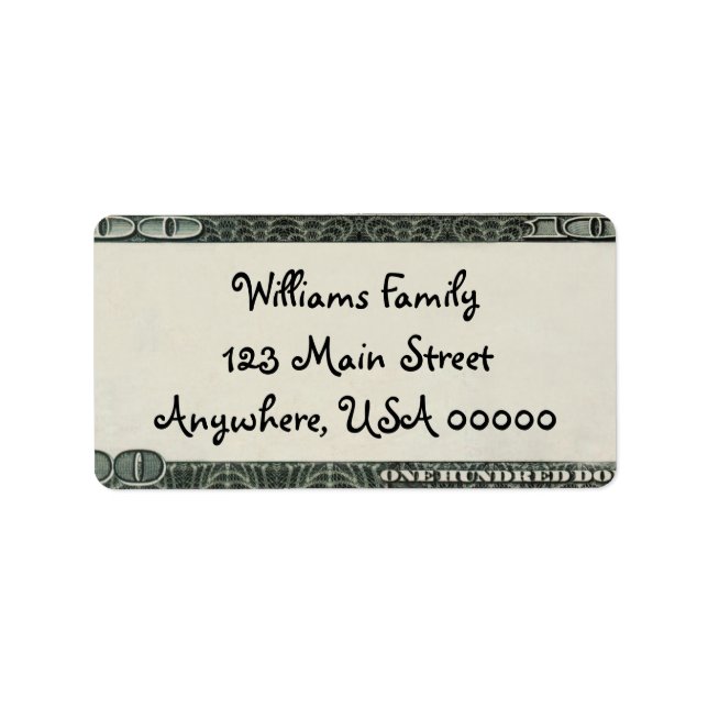 Pengarar Returadress Returadress Etikett (Framsidan)