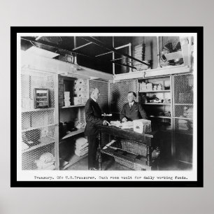 Pengarar Room in the US Treasury Vault 1912 Poster