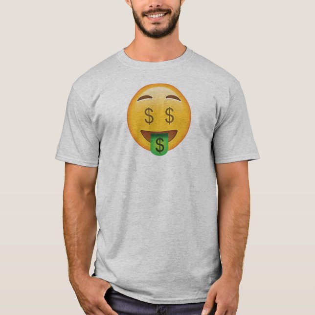 PengarEmoji skjorta Tee (Framsida)