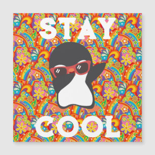 PENGIUN STAY COOLA MAGNET-KORT