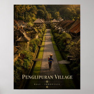Penglipuran by i Bali Affisch