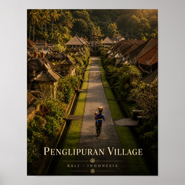 Penglipuran by i Bali Affisch (Framsidan)