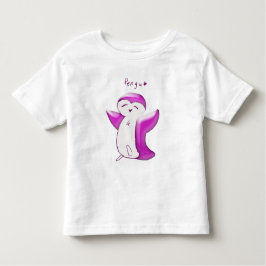 Pengu Glad Pingvin (Ljusrosa) Barn T-shirt