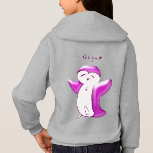 Pengu Lycklig Penguin Roligt Klubb (BP-G) Kids Hoo T Shirt