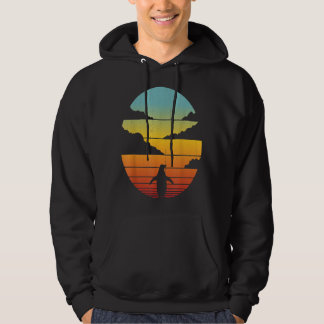 penguin 60s 70s men women gifts bird lover hoodie