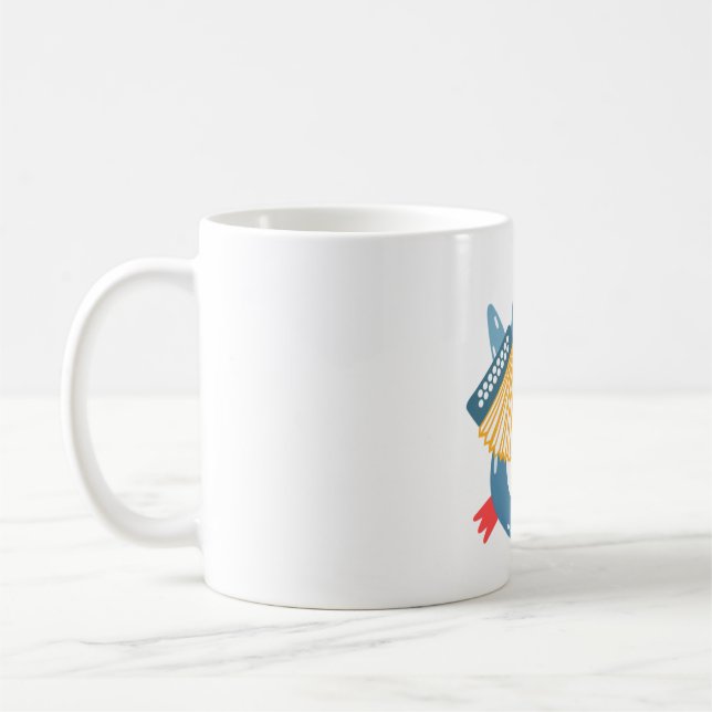 Penguin accordion kaffemugg (Vänster)