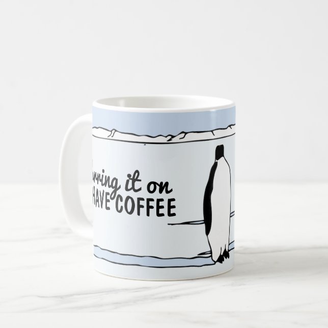 Penguin Älskare bär det på kaffe Mugg (Framsida vänster)