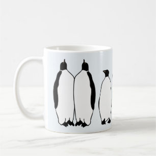 Penguin Älskare Bird Snö Winter Coffee Mugg