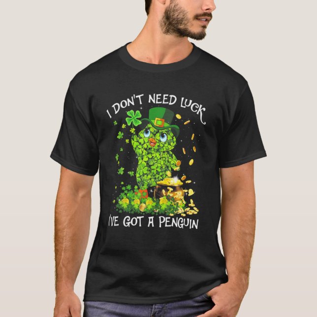 Penguin Älskare I BEHÖVER INTE Tur I Har A Pengui T Shirt (Framsida)