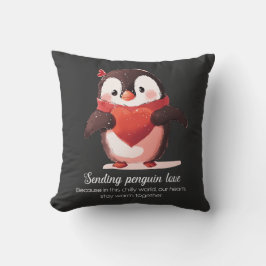 Penguin Älskare - Valentines day speciell Kudde