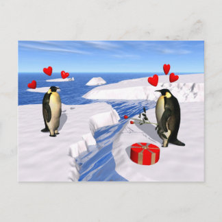 Penguin Älskare Vykort