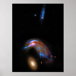 Penguin and Egg - Interacts Galaxy Duo, Arp 142 Poster