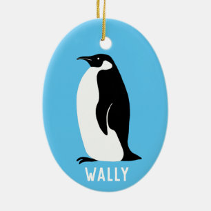 Penguin Aqua CUSTOMIZE IT Julgransprydnad Keramik