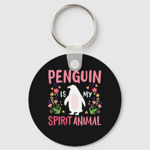 Penguin är mitt andliga djur nyckelring