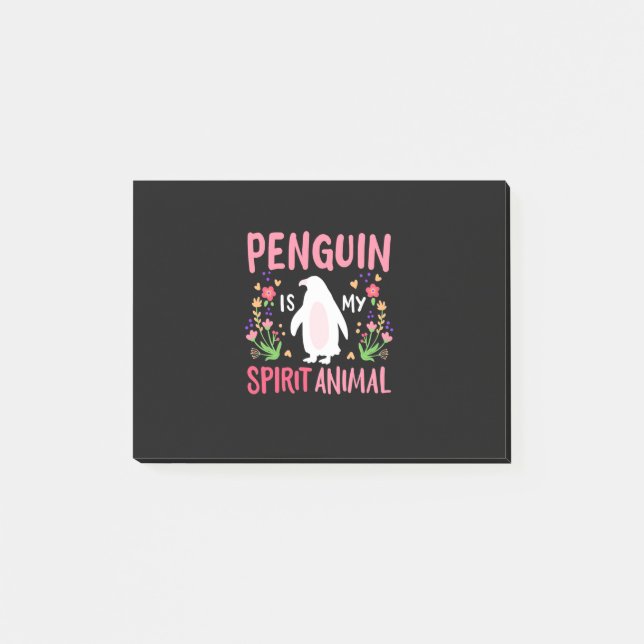 Penguin är mitt andliga djur post-it block (Framsida)