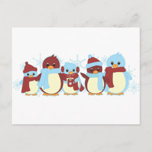 Penguin Around Vykort