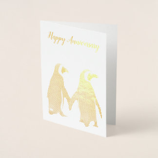 Penguin-årskort Folierat Kort