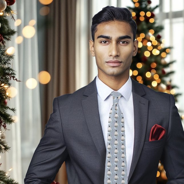 Penguin Art nouveau Snöflingor Slips (Skapare uppladdad)