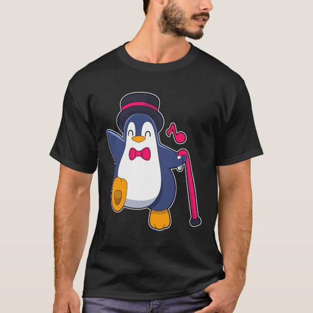 Penguin as Groom with Tie T Shirt (Framsida)