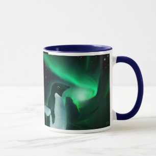 PENGUIN & AURORA Wildlife Fantasy Gift Resemugg Mugg