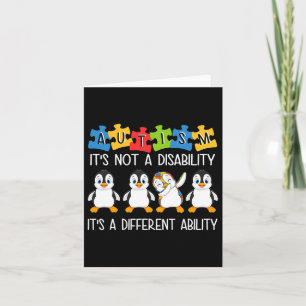 Penguin Autism är inte ett handikapp utan en annan Kort