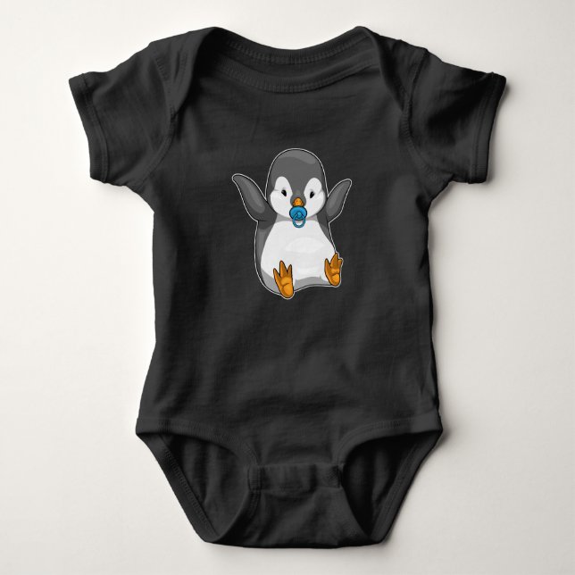 Penguin Baby Nappar T Shirt (Framsida)