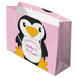 Penguin Baby Shower Rosa