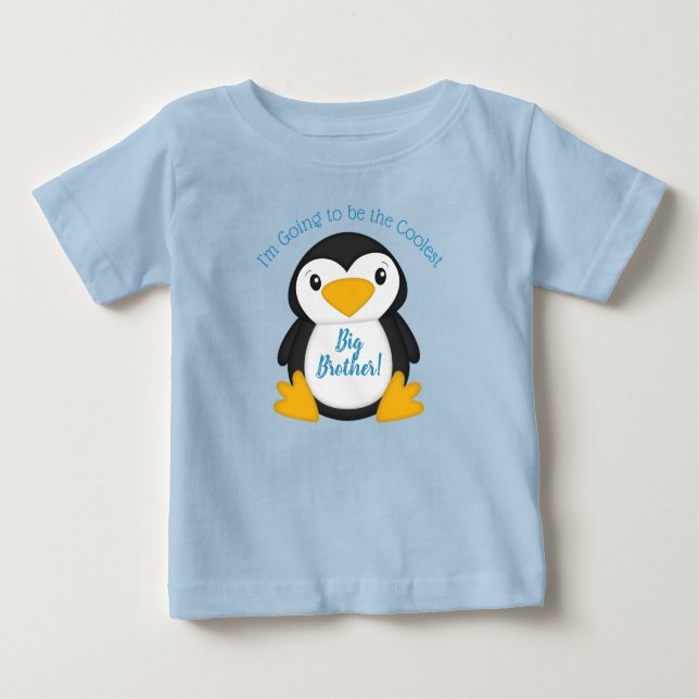 Penguin Baby Shower T Shirt (Framsida)
