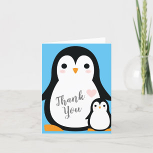 Penguin Baby Shower Tack Kort