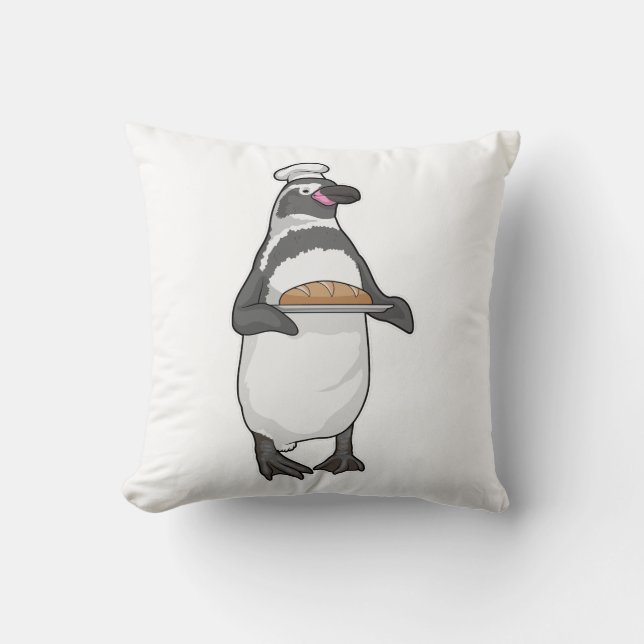 Penguin Baker Bread Kudde (Framsida)