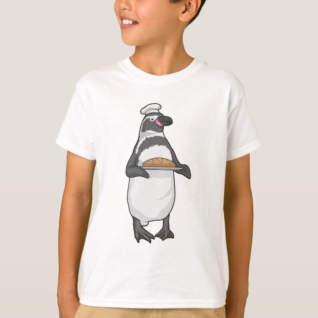 Penguin Baker Bread T Shirt (Framsida)