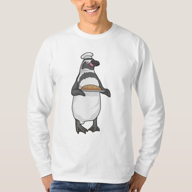 Penguin Baker Bread T Shirt (Framsida)