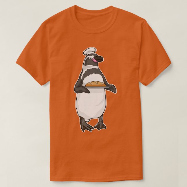 Penguin Baker Bread T Shirt (Design framsida)