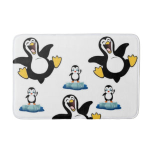 Penguin Bathroom Bath Mat Badrumsmatta