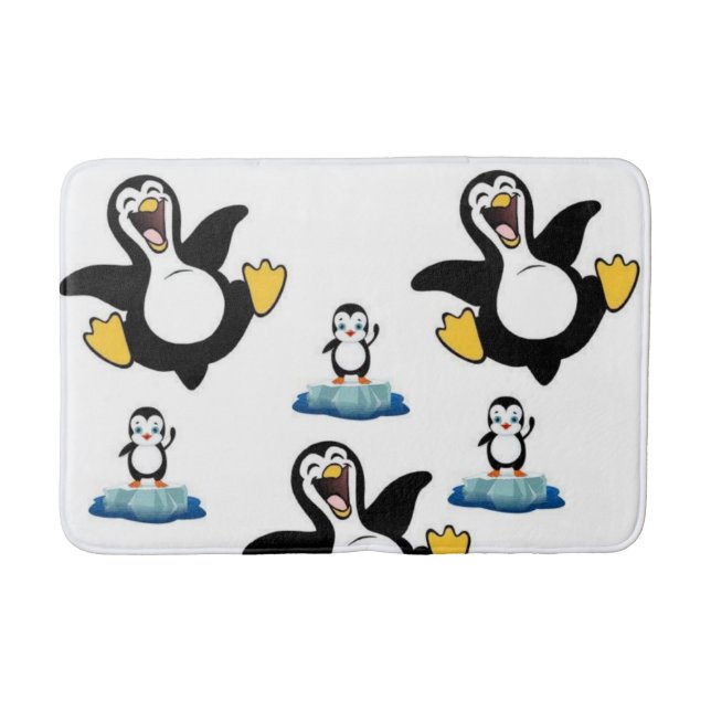 Penguin Bathroom Bath Mat Badrumsmatta (Framsidan)