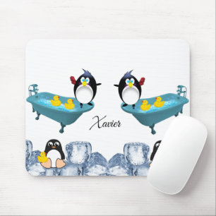 Penguin Bathtub Mouse Pad! Muspets Musmatta