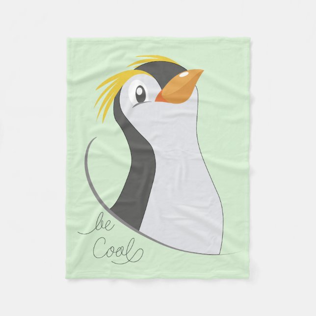 Penguin Be-Coola Fleece Blanket (Framsidan)