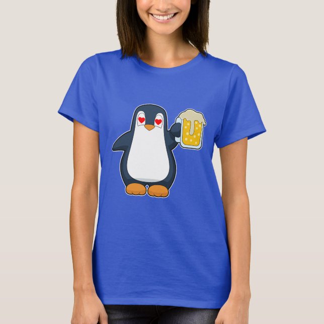 Penguin Beer T Shirt (Framsida)