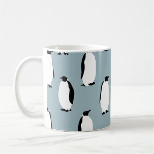 Penguin Bird Animal Cute Mönster Kaffemugg