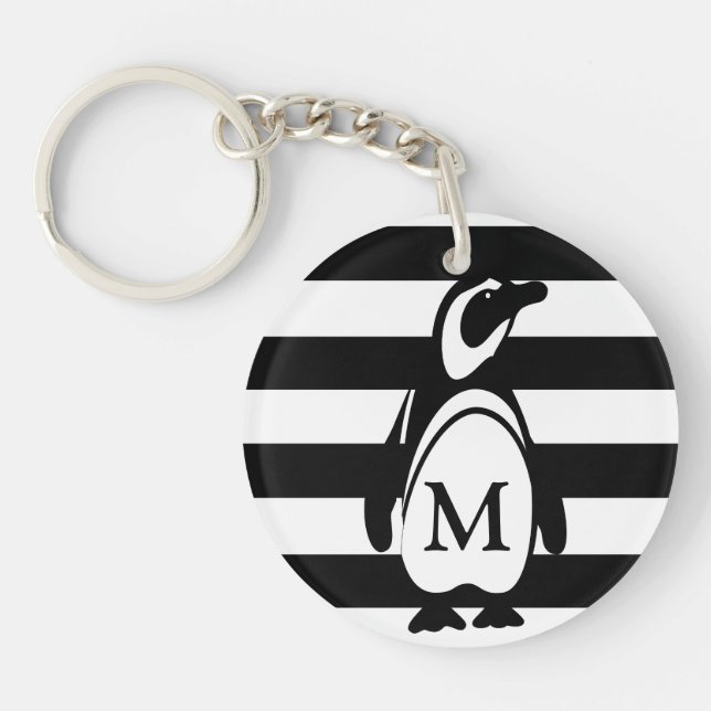 Penguin Black and White Stripe Monogram (Framsidan)